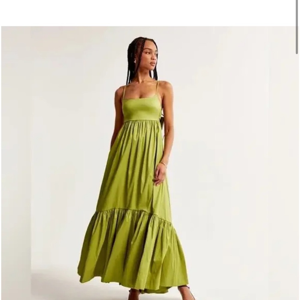Abercrombie Green Maxi Dress